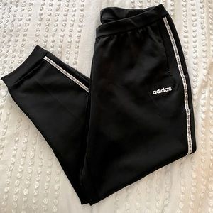 [adidas] 90’s joggers, black & white, XL
